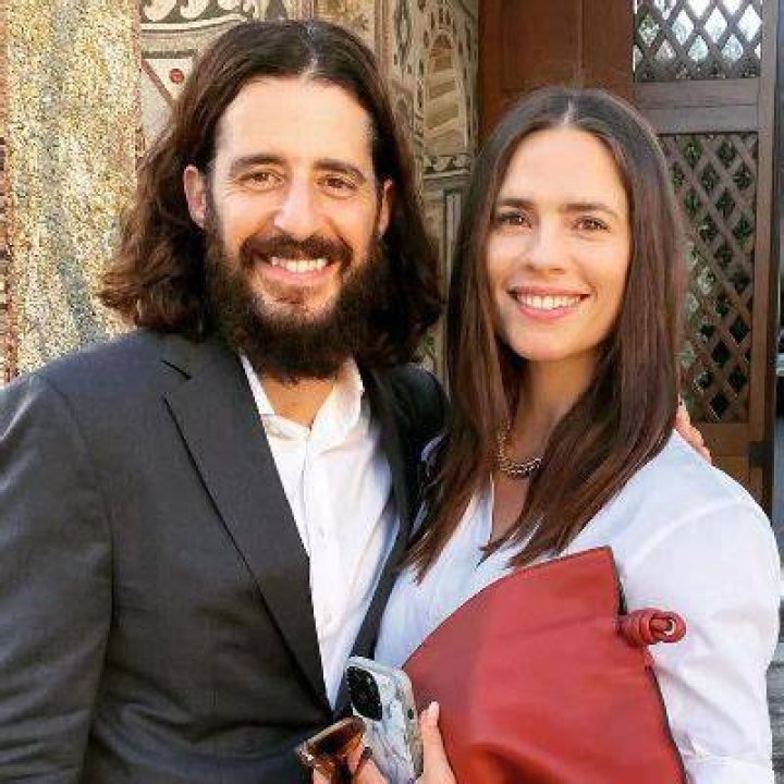 Jonathan Roumie and Hayley Atwell photographed together at Vitae Summit 1st September, 2022.